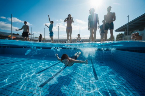 bazen koupaliste ideogram