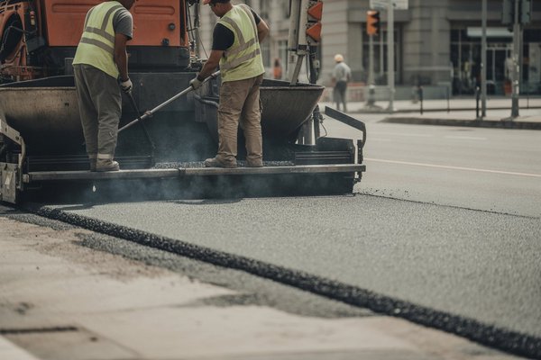 delnici asfalt ideogram