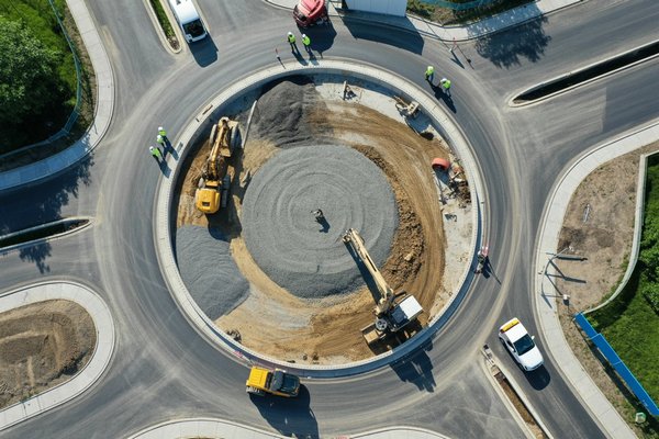 kruhovy objezd ideogram