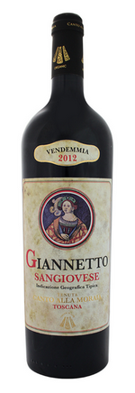 Giannetto Sangiovese 2012 IGT Toscana Sangiovese 150x436