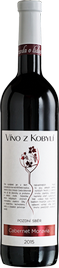 Cabernet Moravia 2015 pozdní sběr - PATRIA Kobylí 59x268