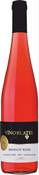Merlot rosé 2019 pozdní sběr - VÍNO BLATEL 58x256