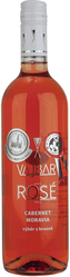 Cabernet Moravia rosé 2021 výběr z hroznů - Vinařství Vajbar 63x249