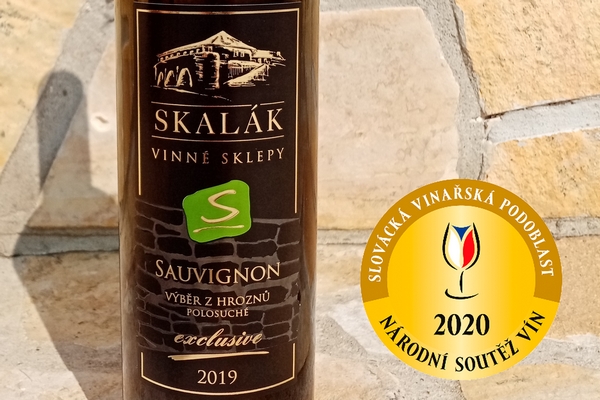 Sauvignon 2019 výběr z hroznů - Vinné sklepy Skalák 600x400