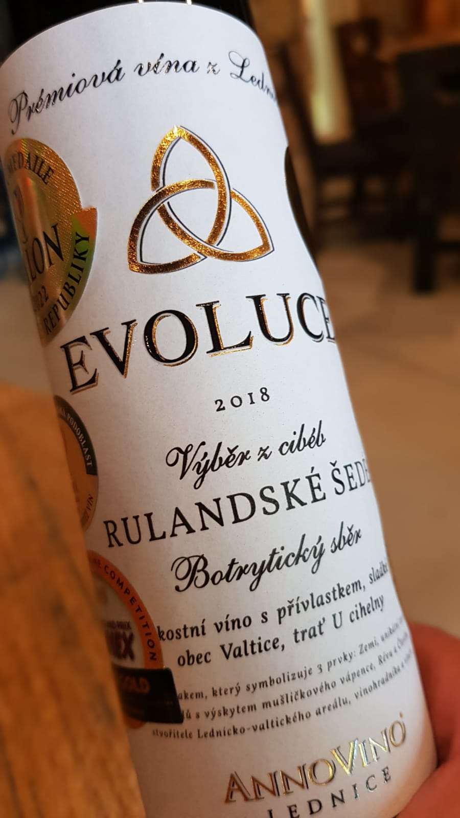Evoluce Lednice - Rulandské šedé - výběr z cibéb 2018